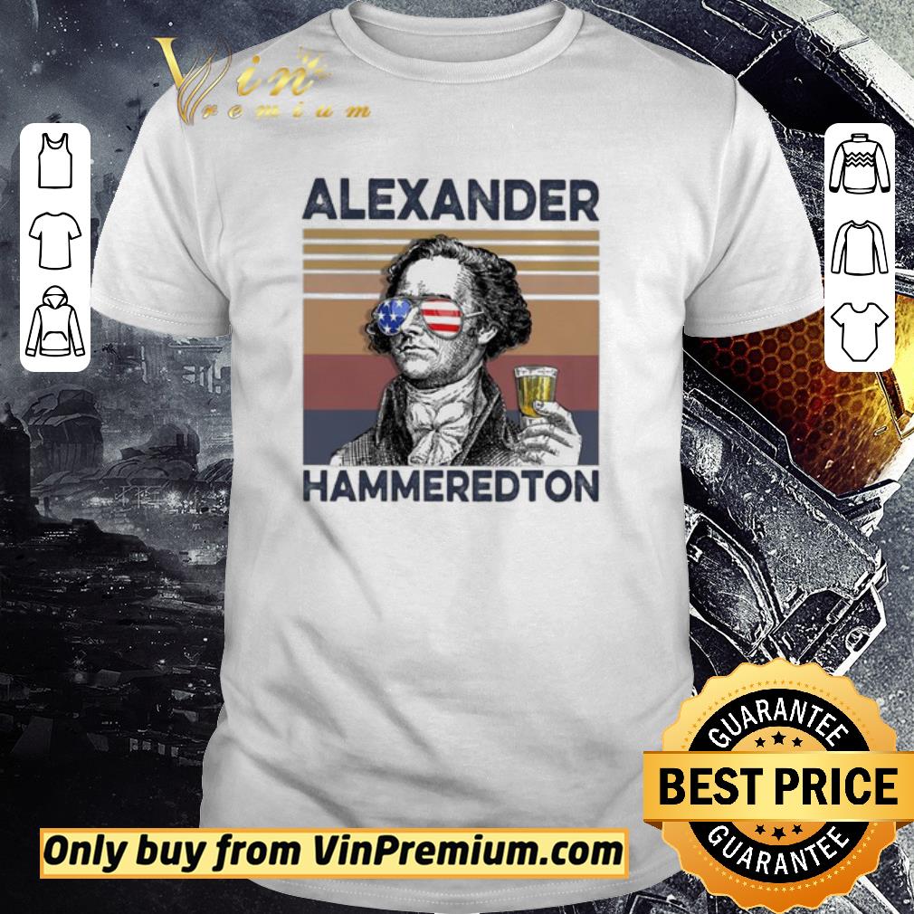 Original Alexander Hammerstone Drink Beer the 4th of July vintage shirt