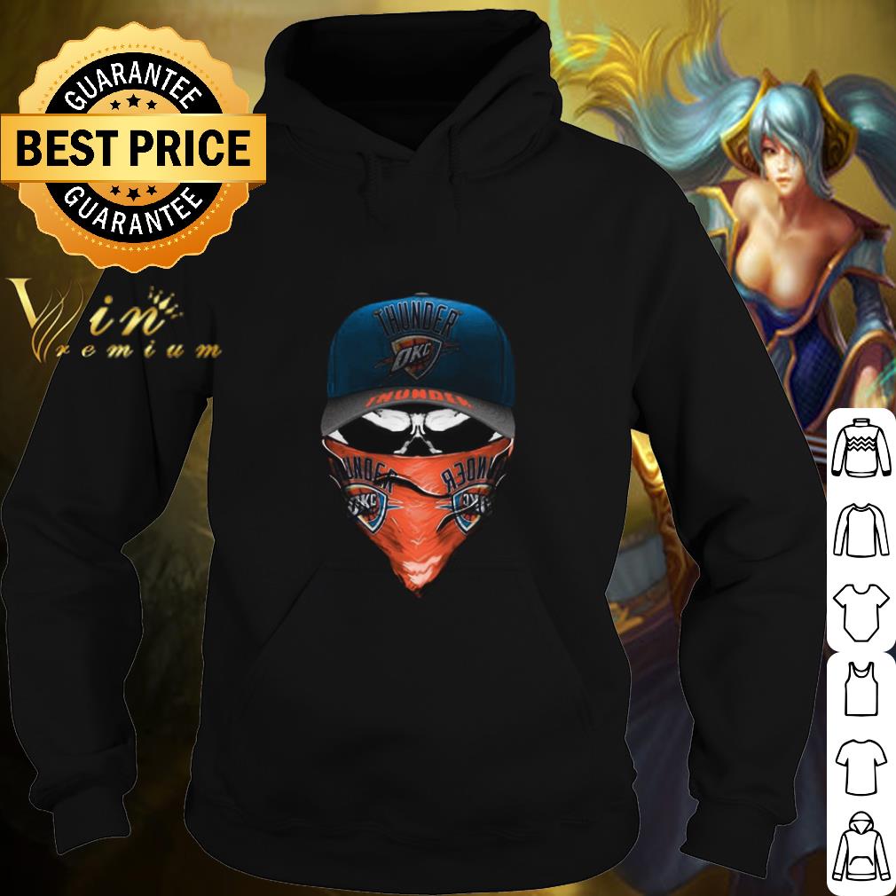 Cool Skull mask Oklahoma City Thunder Coronavirus shirt