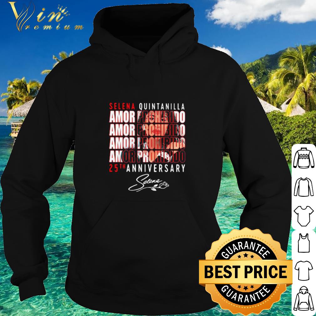 Original Selena Quintanilla Amor Prohibido 25th Anniversary Signature shirt
