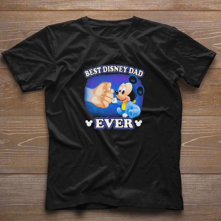 Hot Fathers Day Mickey Mouse Best Disney Dad Ever Independence Day shirt