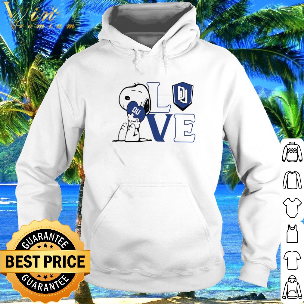 Best Snoopy Love Dillard University Athletics shirt