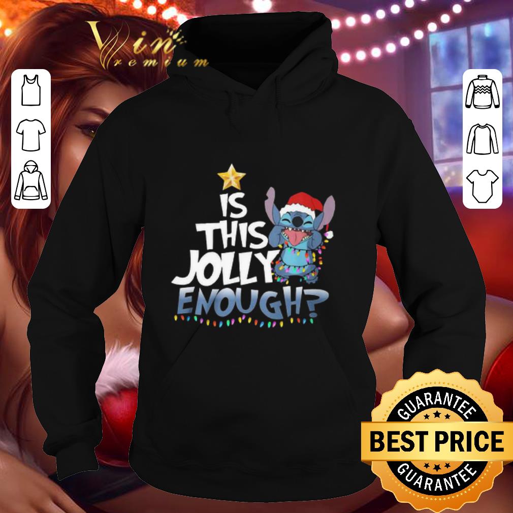 2020 Merry Christmas Stitch Is This Jolly Enough Disney shirt