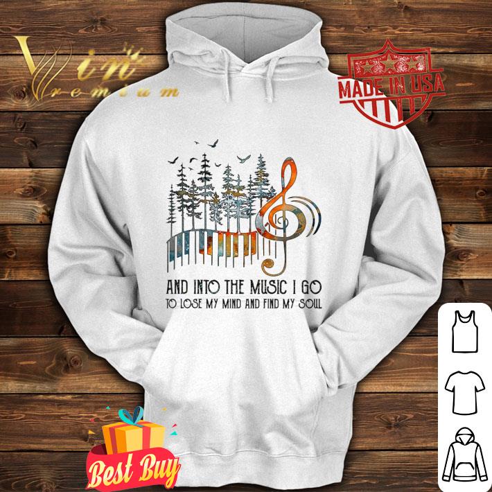 Official Forest music note and into the music I go to lose my mind and find my soul shirt