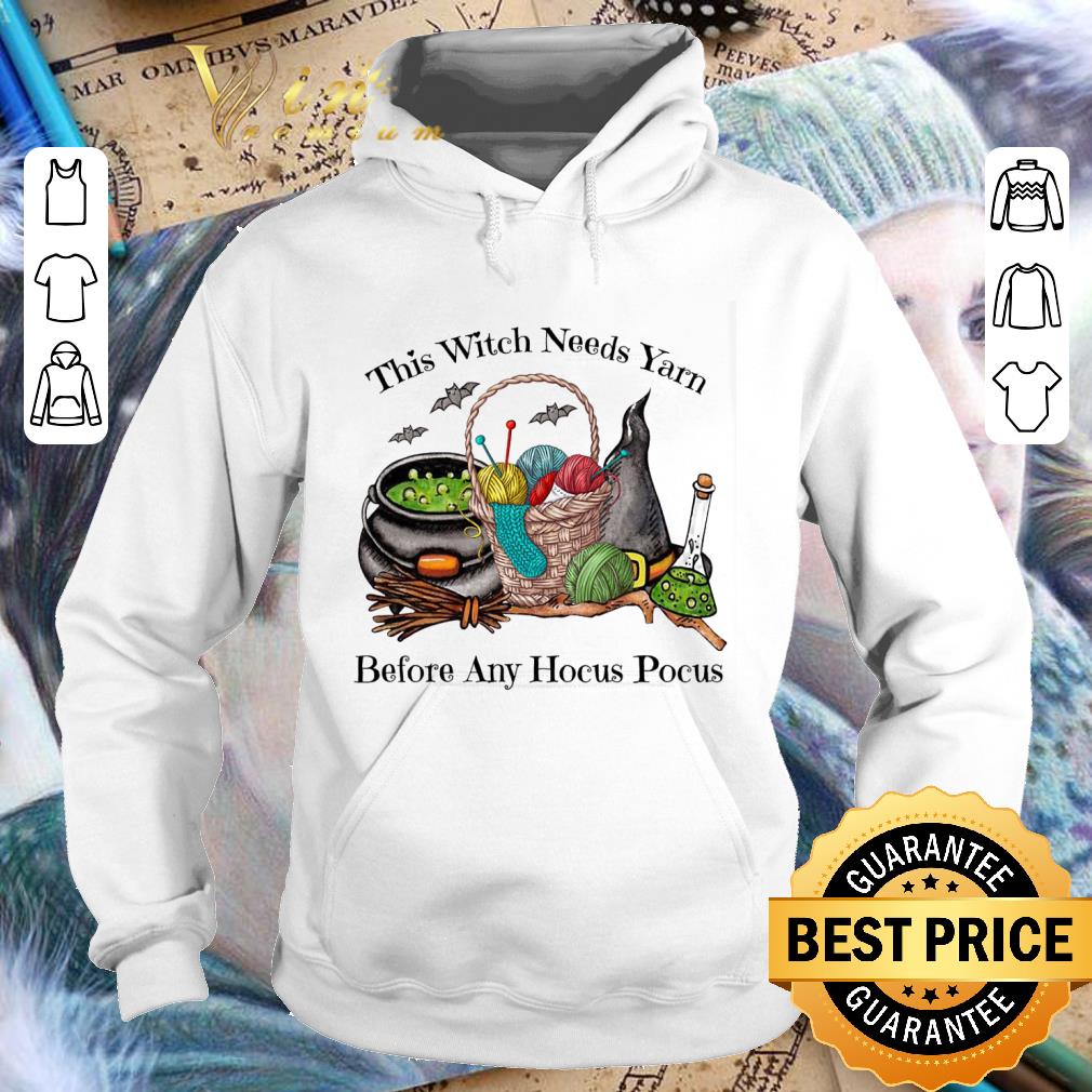 Funny Crochet this witch need yarn before any Hocus Pocus shirt