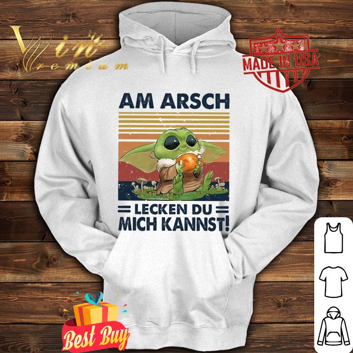 Mandalorian Baby Yoda Am Arsch lecken du mich kannst Vintage shirt