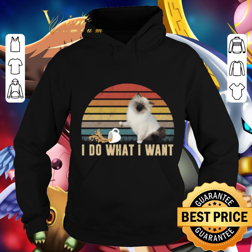 Funny Ragdoll I Do What I Want Vintage shirt