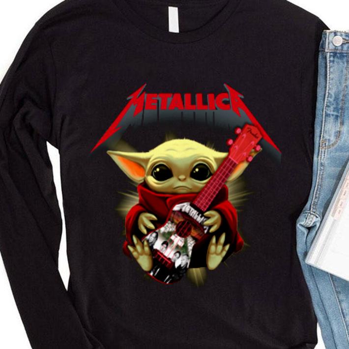 Star Wars Baby Yoda mashup Metallica shirt