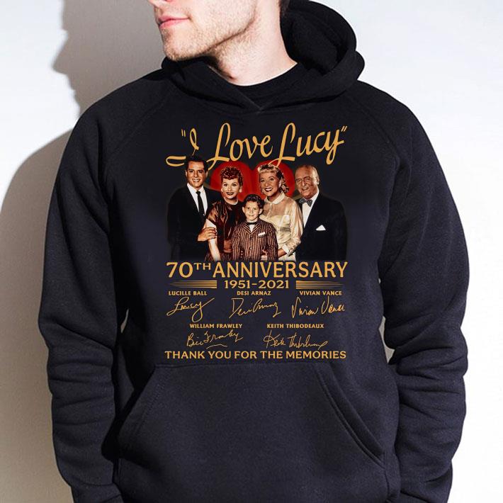 All character I Love Lucy 70th Anniversary 1951-2021 Signatures shirt