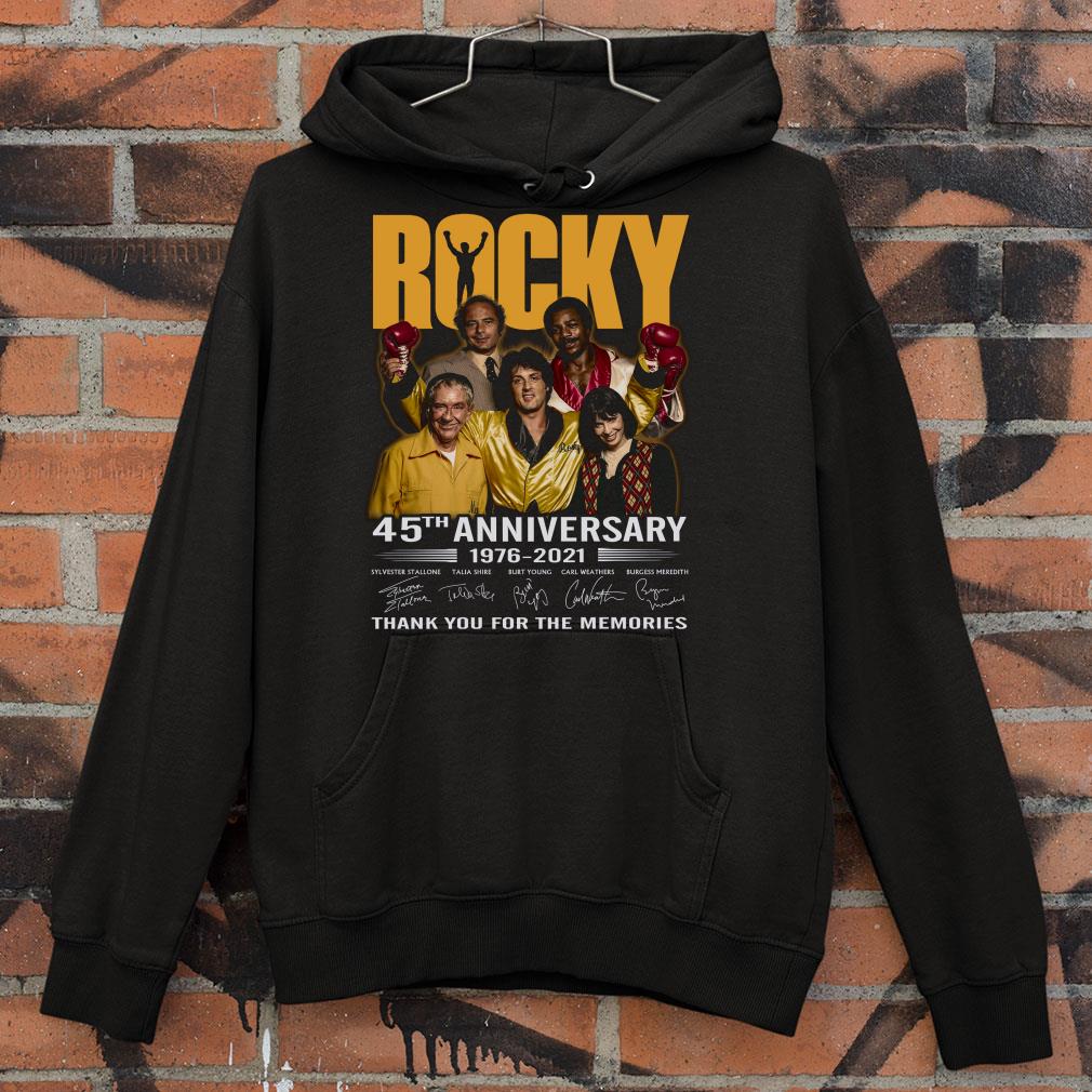 All character Rocky 45th Anniversary 1976-2021 Signatures shirt