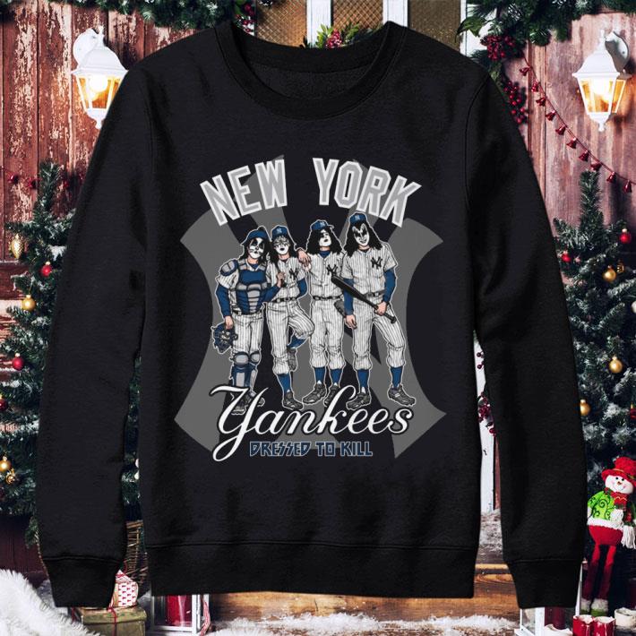 Kiss Band Members New York Yankees Dressed To Kill shirt