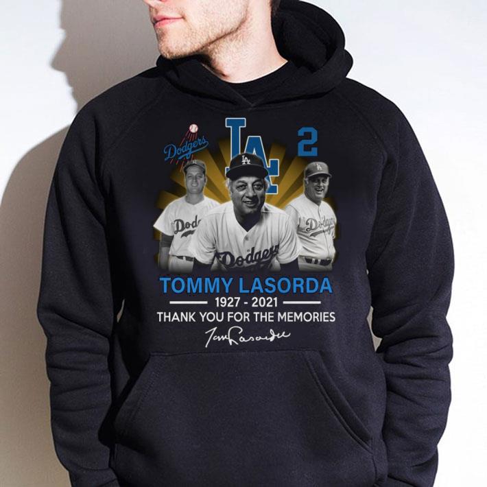 RIP Tommy Lasorda Dodgers 1927-2021 Thank You For The Memories shirt