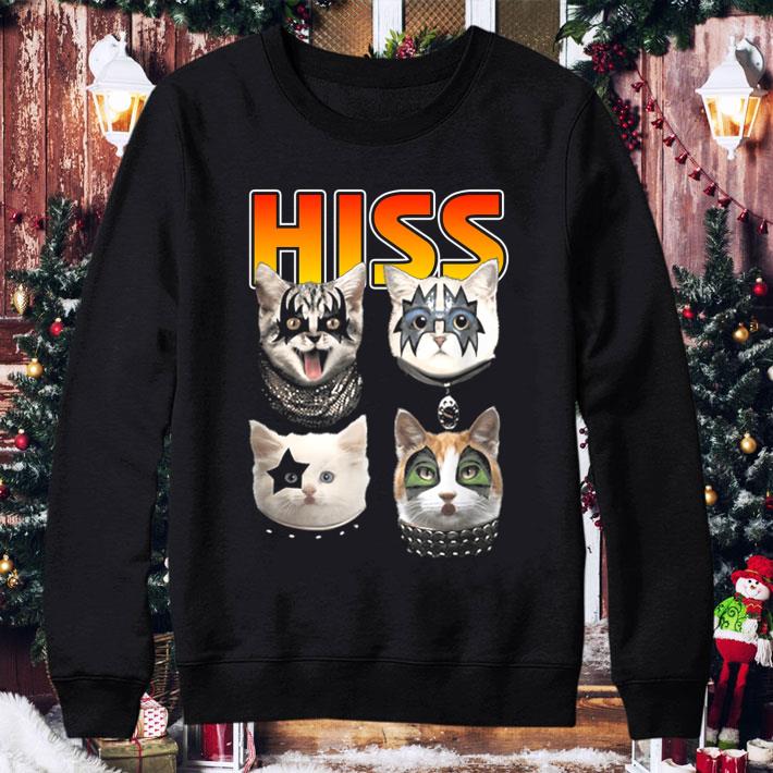 Hiss Cats mashup Kiss face shirt