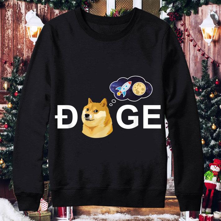 Shiba Inu Dogecoin Doge HODL To the Moon Crypto Meme Shirt
