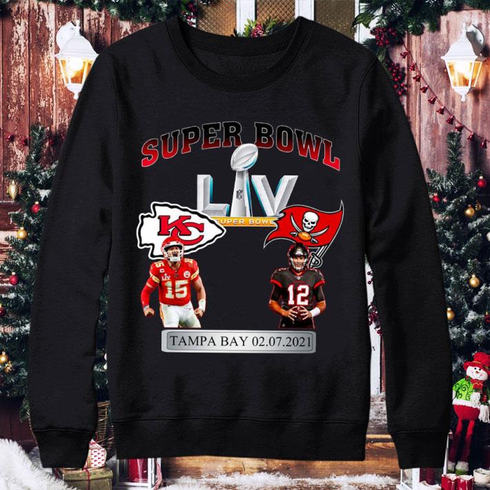 Super Bowl LV Champions Chiefs Vs Tampa Bay Buccaneers Tom Brady Patrick Mahomes Shirt