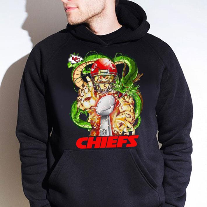 Kansas City Chiefs Son Goku Kamehameha Super Bowl Dragon ball shirt