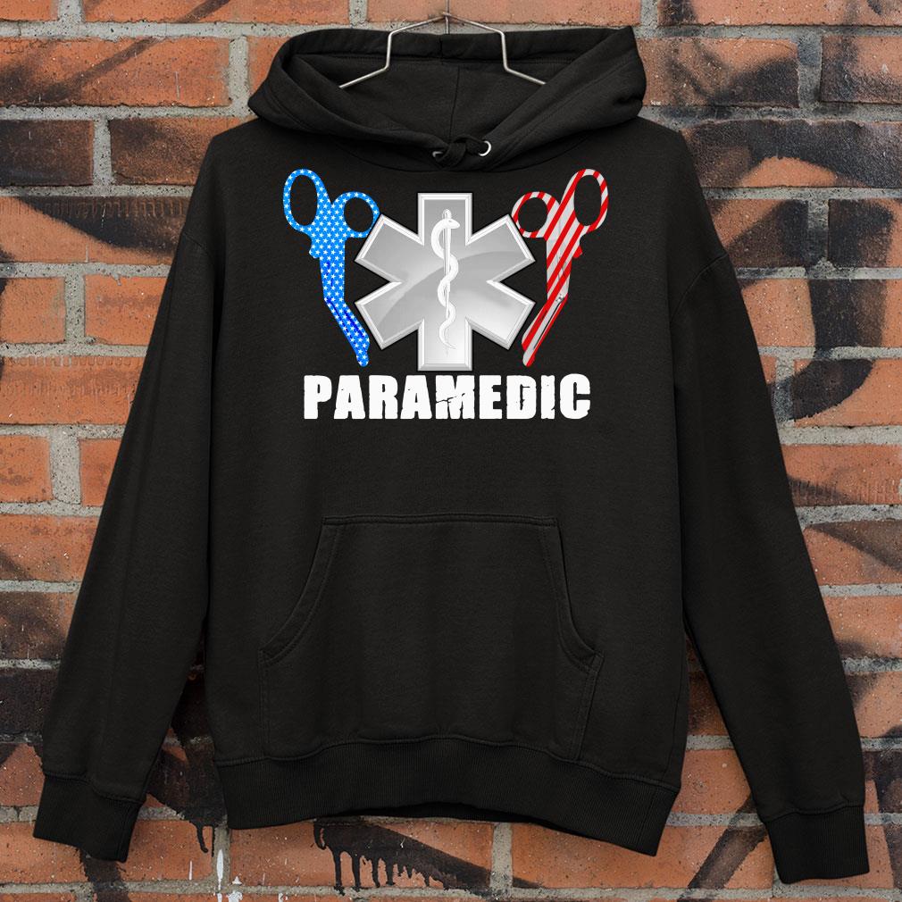 Paramedic Logo And Scissors American shirt