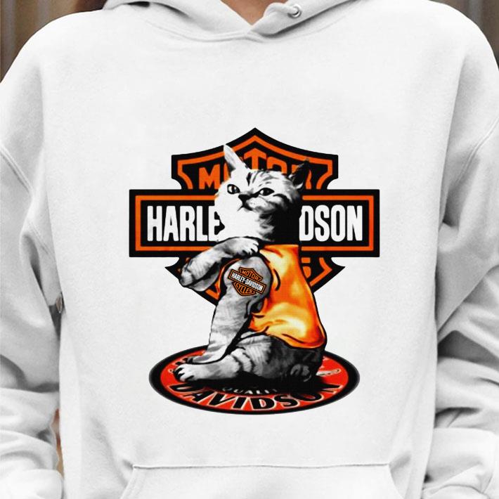 Cat tattoo Motor Harley Davidson Cycles shirt