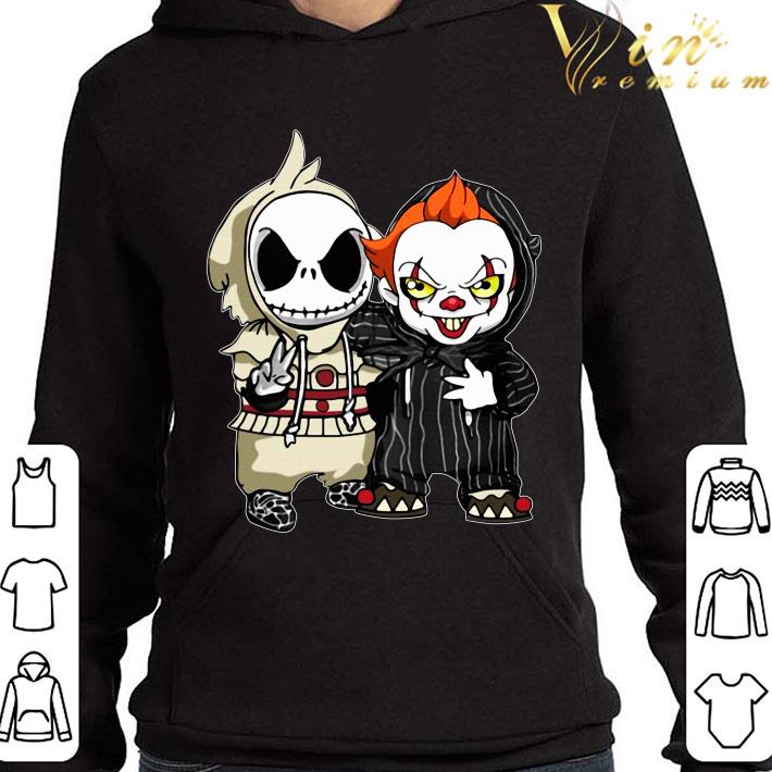 Baby Jack Skellington and Pennywise shirt
