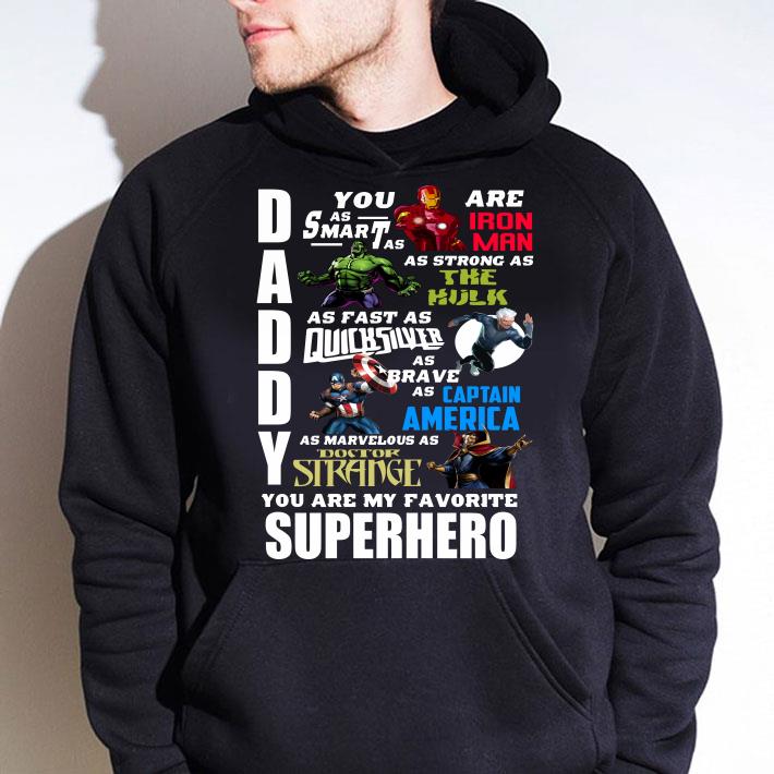 Avengers Marvel Daddy You Are My Favorite Superheroes shirt