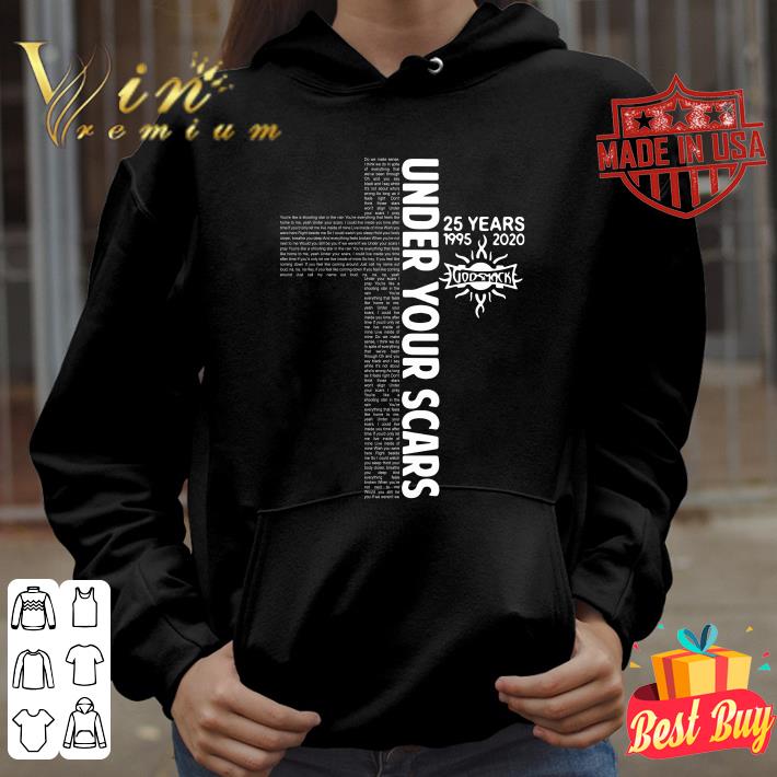 Under Your Scars 25 Years 1995 2020 Godsmack shirt