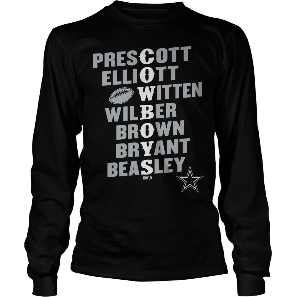 Dak Prescott Players in Team Name Shirt 4 Dak Prescott Players In Team Name Longsleeve