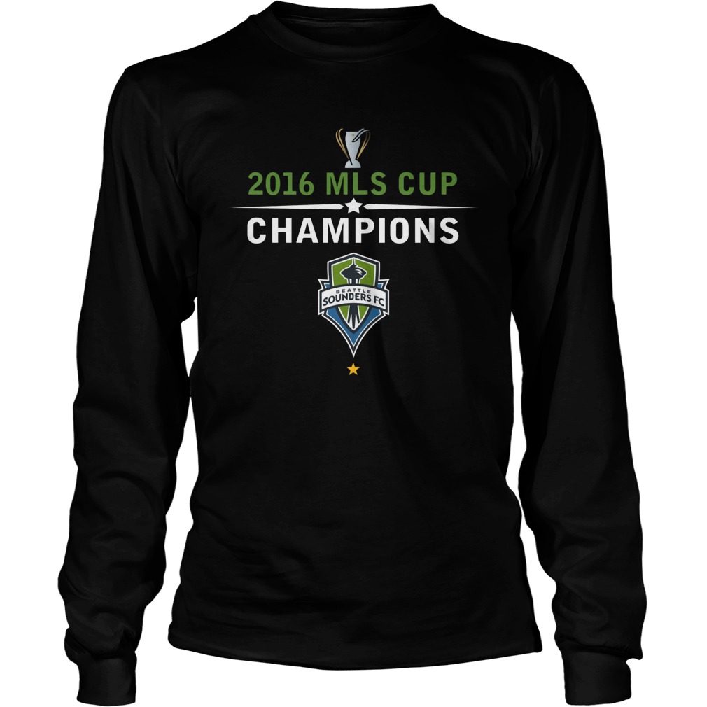 Seattle Sounders FC 2016 MLS Cup Champions Shirt 4 Seattle Sounders Fc2016 Mls Cup Champions Longsleeve