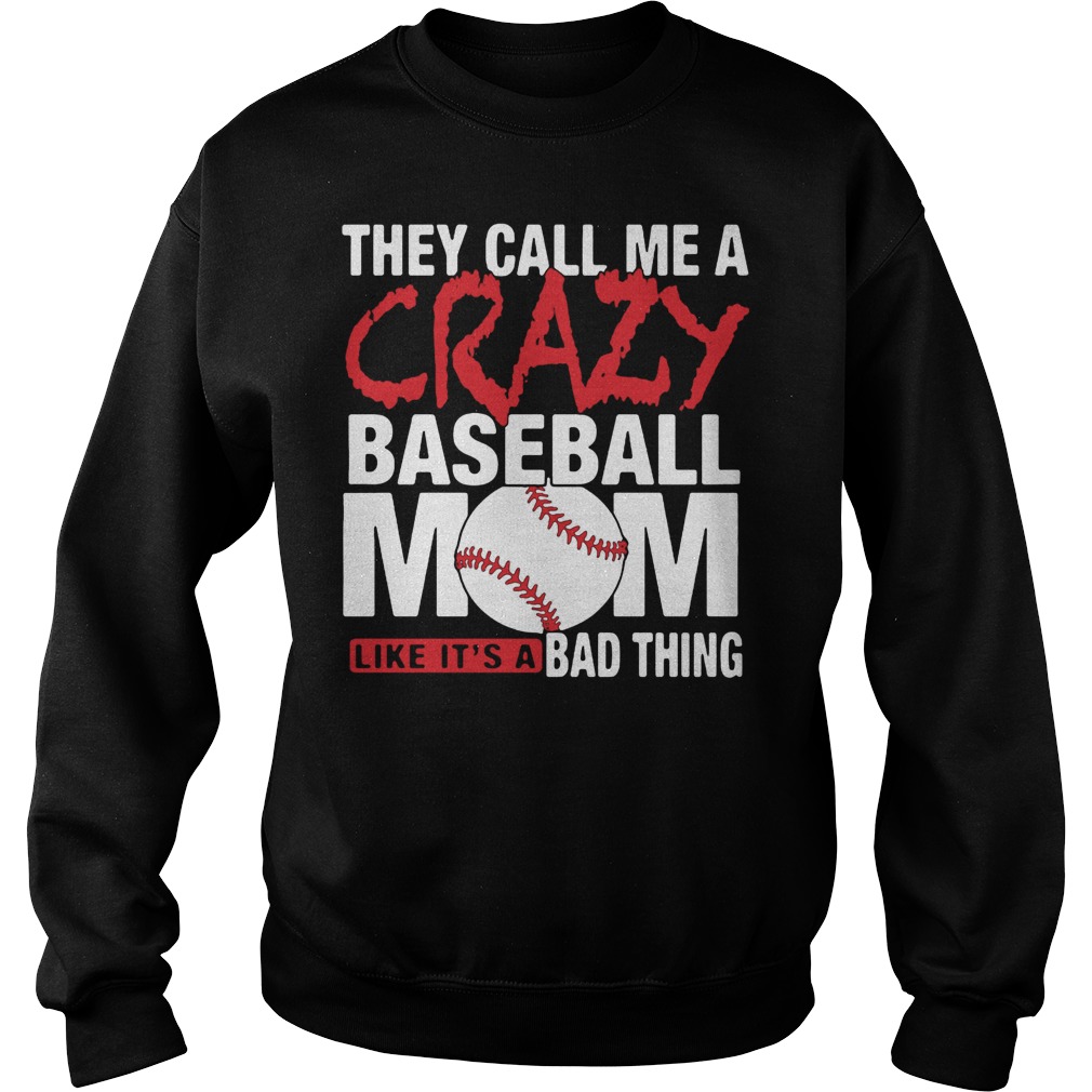 Crazy Baseball Mom Shirt 3 Crazy Baseball Mom Shirt Sweater