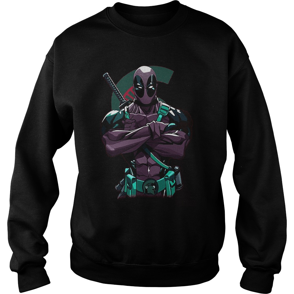 Giants Deadpool Michigan State Spartans Shirt 3 Giants Deadpool Michigan State Spartans Sweater