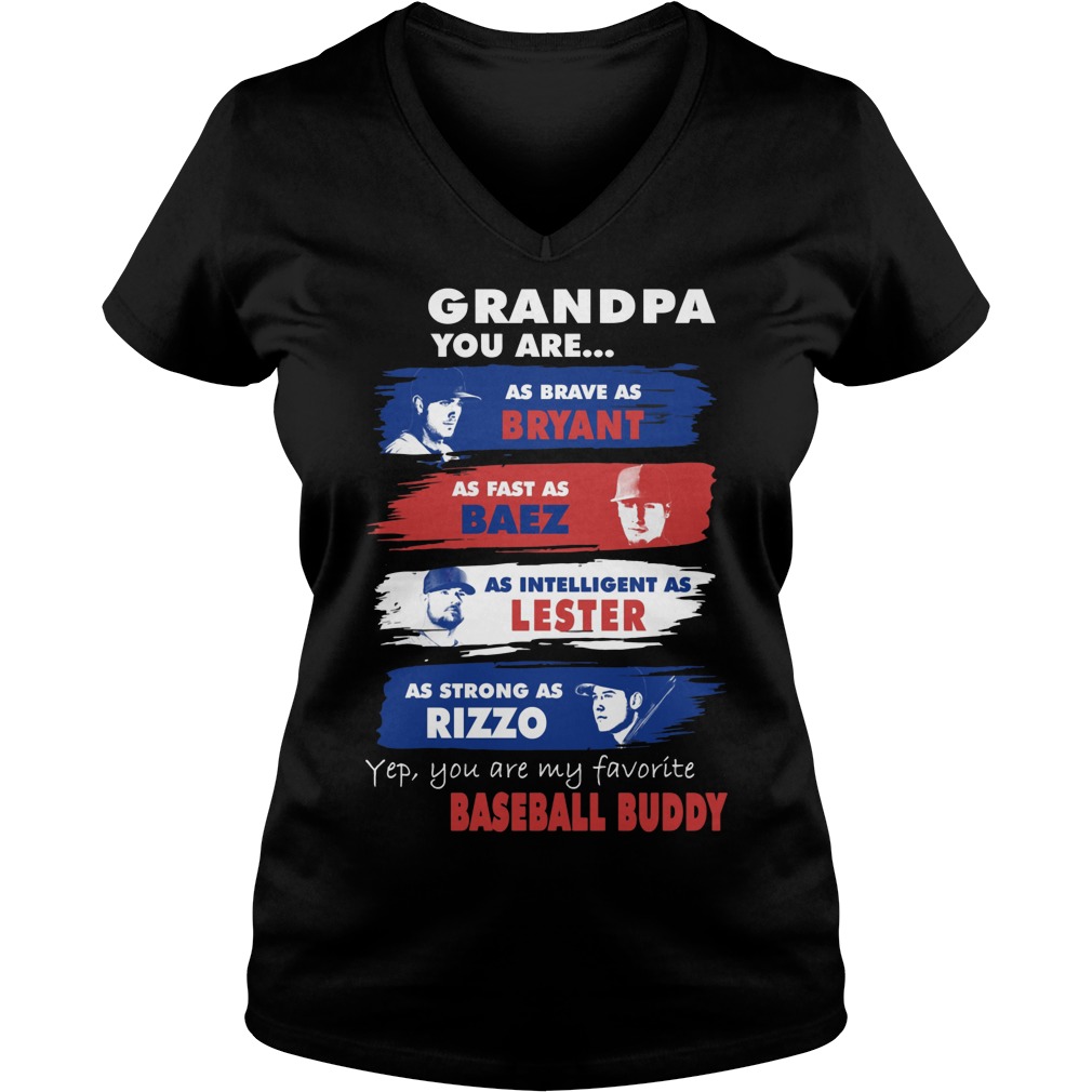 Kris Bryant Baseball Buddy Shirt 5 Kris Bryant Baseball Buddy Ladies Vneck