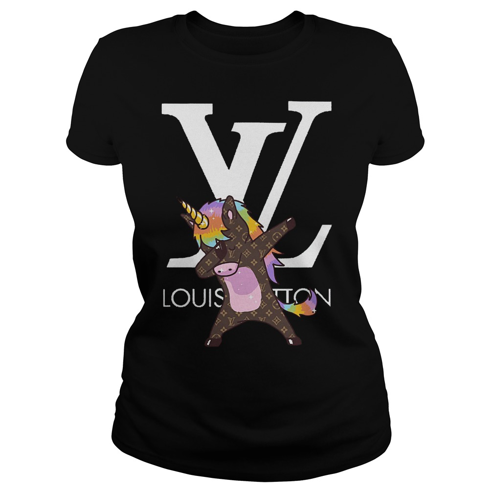 LV Unicorn dabbing Louis Vuitton Shirt 6 Lv Unicorn Dabbing Louis Vuitton Ladies Tee