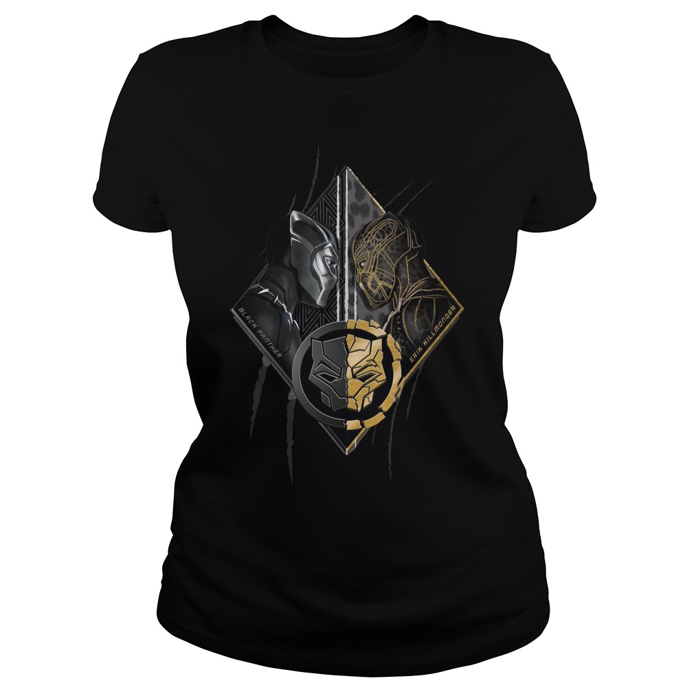 Marvel Black Panther Movie Jaguar Split Clawed Shirt 6 Marvel Black Panther Movie Jaguar Split Clawed Ladies Tee
