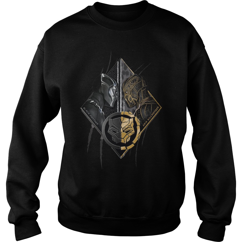 Marvel Black Panther Movie Jaguar Split Clawed Shirt 3 Marvel Black Panther Movie Jaguar Split Clawed Sweater