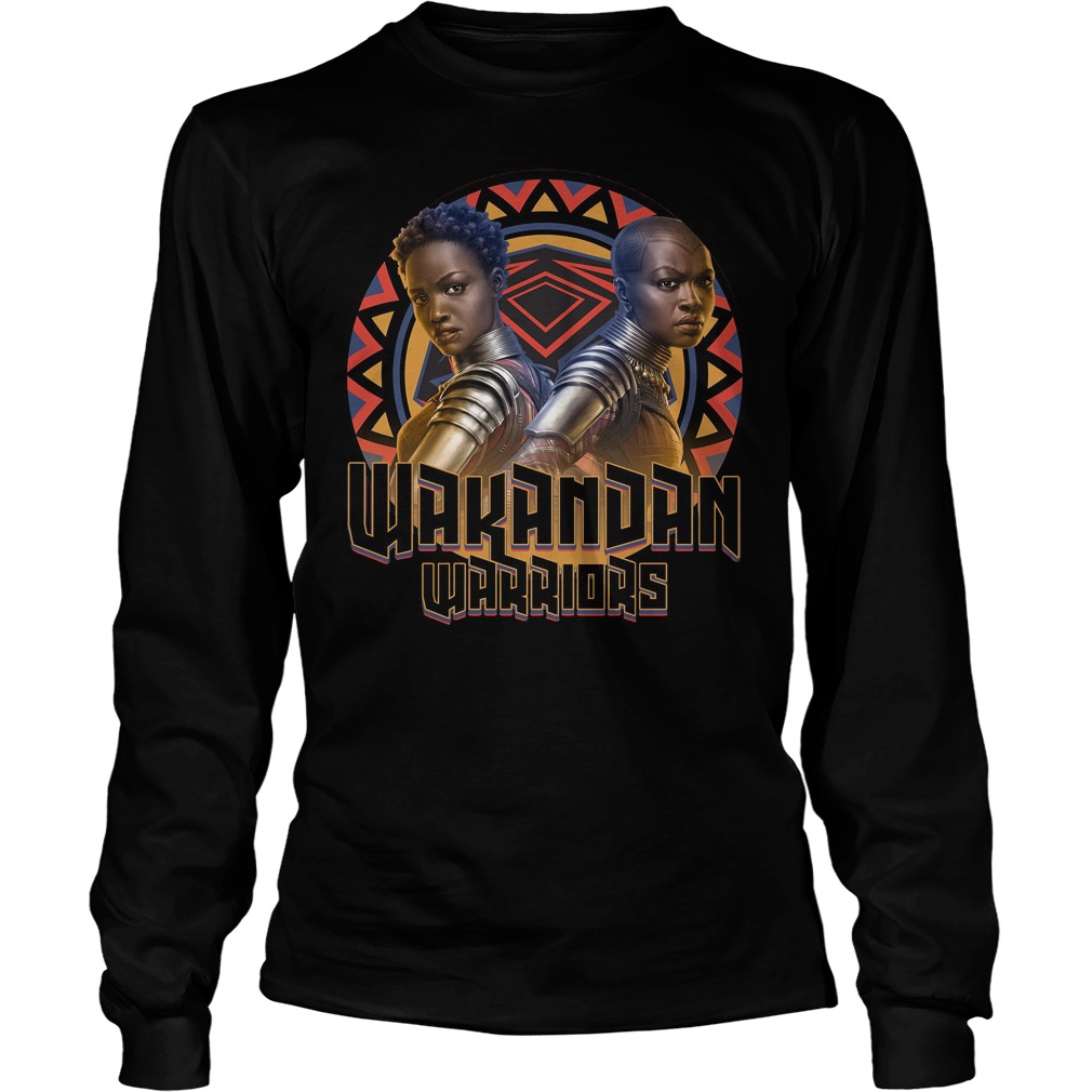 Wakanda Warrior Circle Graphic Marvel Black Panther Shirt 4 Marvel Black Panther Movie Warrior Circle Graphic Longsleeve