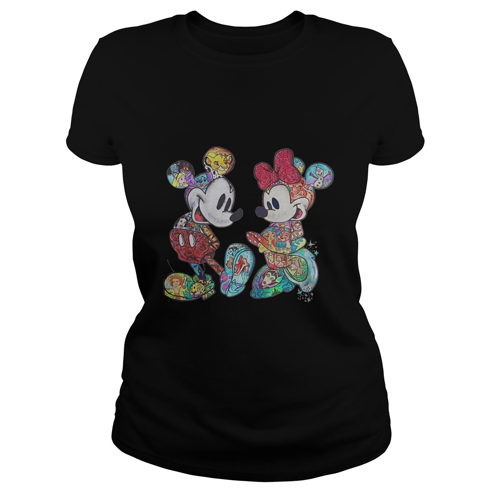 Mickey Mouse & Minnie Mouse Tattoo Shirt 6 Mickey Mouse & Minnie Mouse Tattoo Ladies Tee
