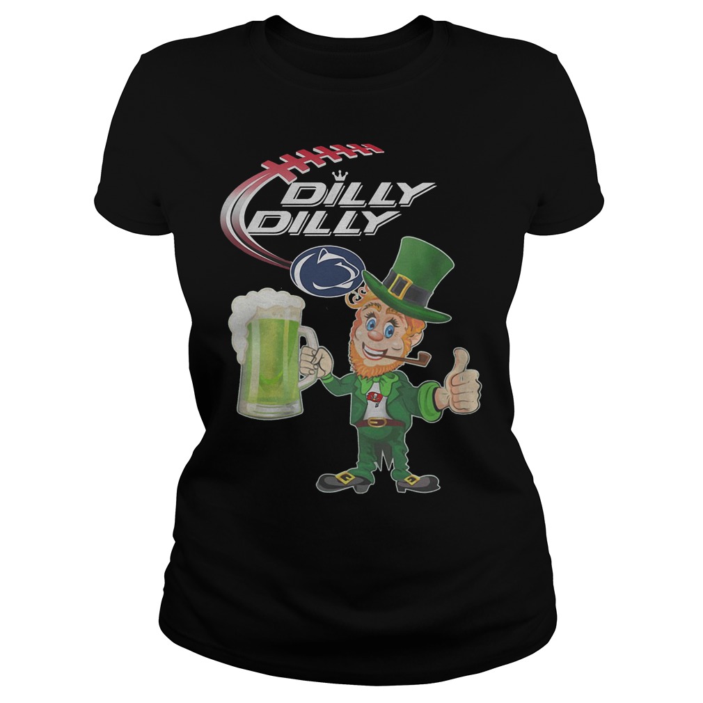 Penn State Nittany Lions Dilly Dilly leprechaunSt patricks day shirt 6 Penn State Nittany Lions Dilly Dilly Leprechaunst Patricks Day Shirt Ladies Tee