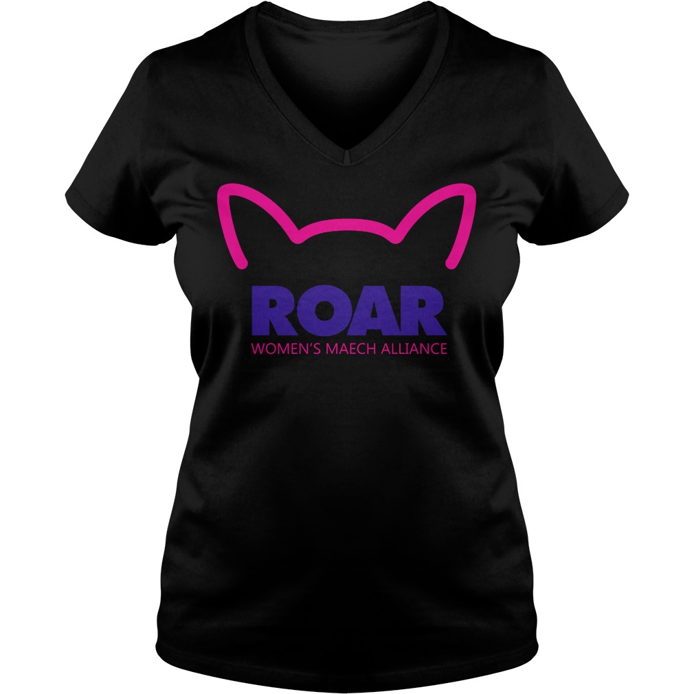 Pussy Roar Womens March Alliance Shirt 5 Pussy Roar Womens March Alliance Ladie Vneck