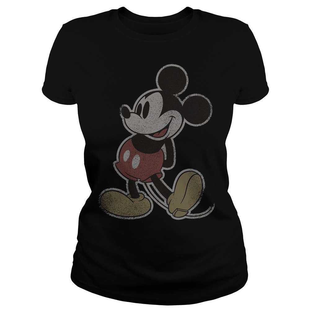 Disney Mickey Mouse Vintage Stand Shirt 6 Disney Mickey Mouse Vintage Stand Ladies