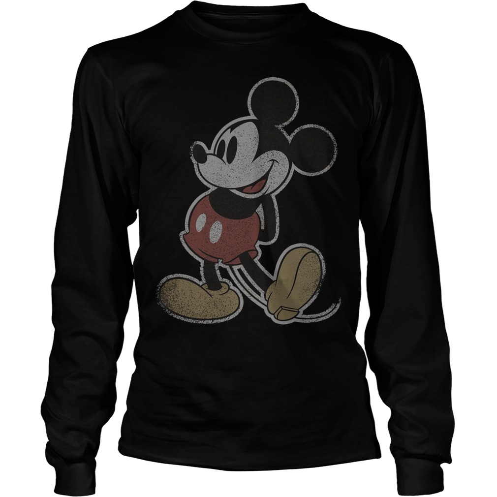 Disney Mickey Mouse Vintage Stand Shirt 3 Disney Mickey Mouse Vintage Stand Longsleeve