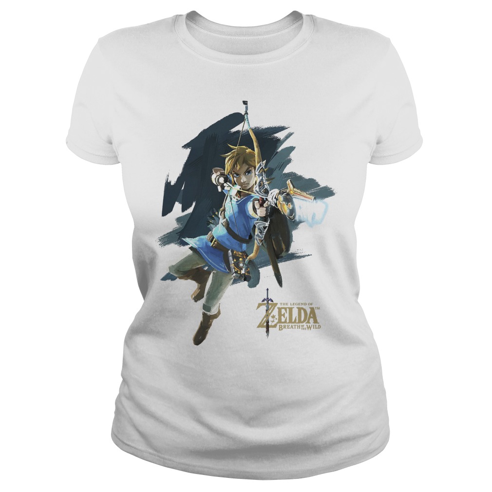 Nintendo Zelda Breath Of The Wild Link Jump Shot Shirt 7 Nintendo Zelda Breath Of The Wild Link Jump Shot Ladies
