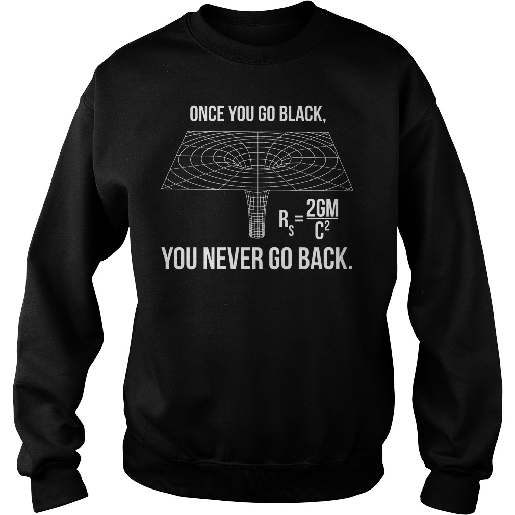 Stephen Hawking Once You Go Black You Never Go Back Shirt 3 Stephen Hawking Once You Go Black You Never Go Back Sweater