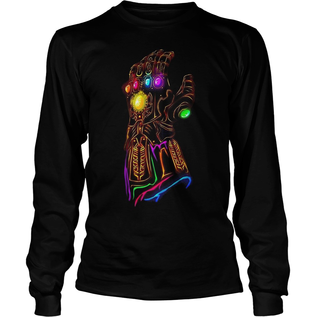 Avengers Infinity War-Infinity Gauntlet Of Thanos Shirt 4 Avengers Infinity War Infinity Gauntlet Of Thanos Longsleeve