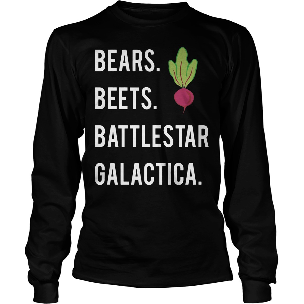 Jim Halpert Bears Beets Battlestar Galactica Shirt, hoodie, sweater