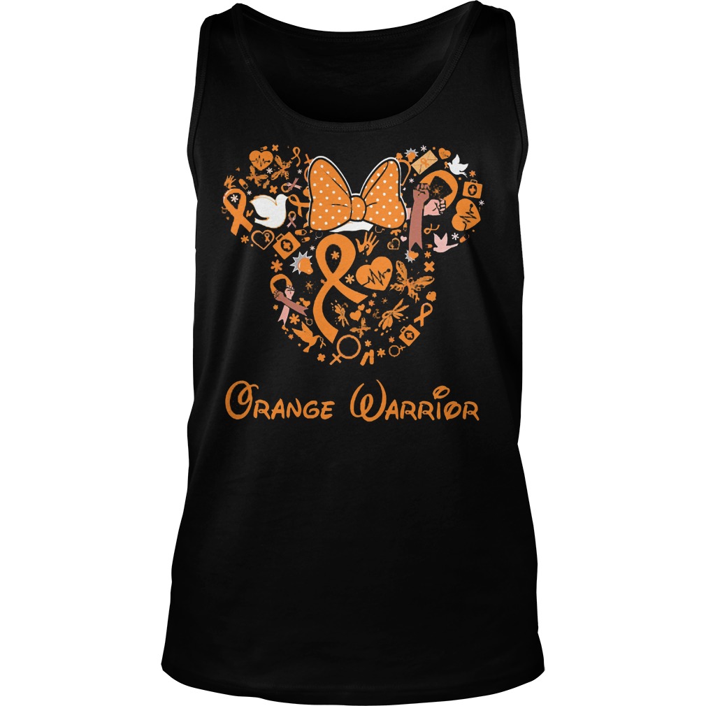 Mickey Mouse Orange Warrior Shirt 6 Mickey Mouse Orange Warrior Tanktop