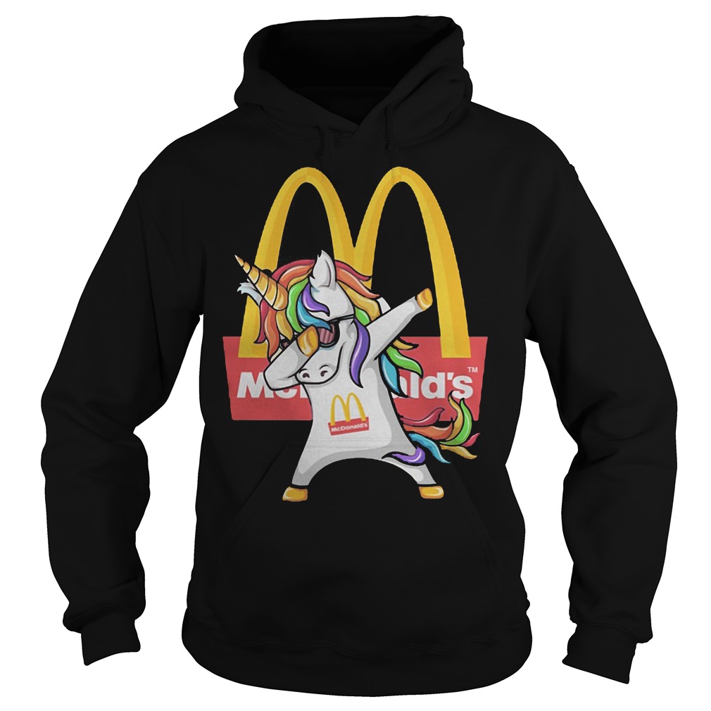 Unicorn Dabbing McDonald's Shirt 2 Unicorn Dabbing Mcdonald's Hoodie