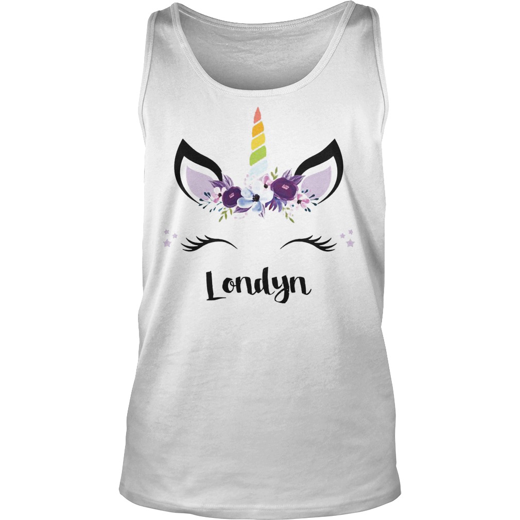 Pink Purple Flowers And Londyn Unicorn Face Shirt 6 Pink Purple Flowers And Londyn Unicorn Face Tanktop