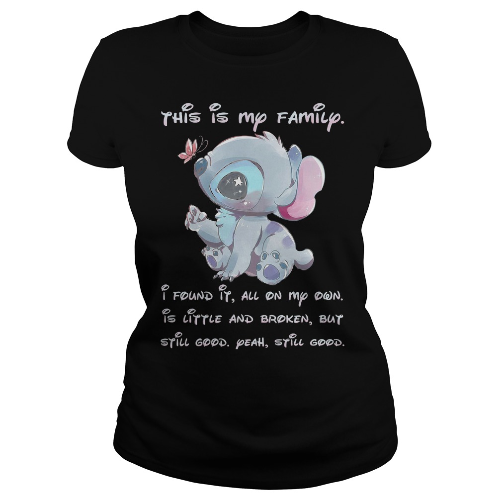 Stitch This Is My Family I Found It All On My Own Shirt 7 Stitch This Is My Family I Found It All On My Own Ladies