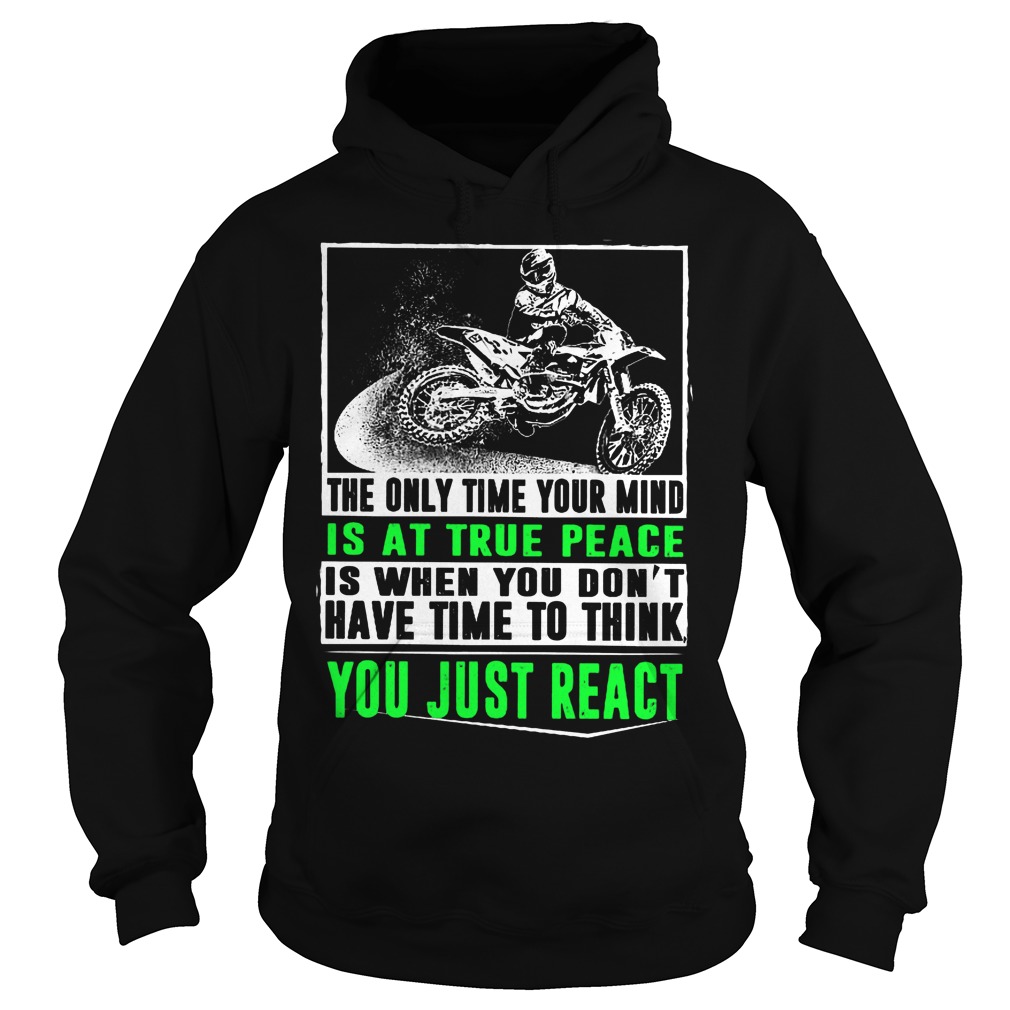The Only Time Your Mind Is At True Peace Shirt 2 The Only Time Your Mind Is At True Peace Hoodie