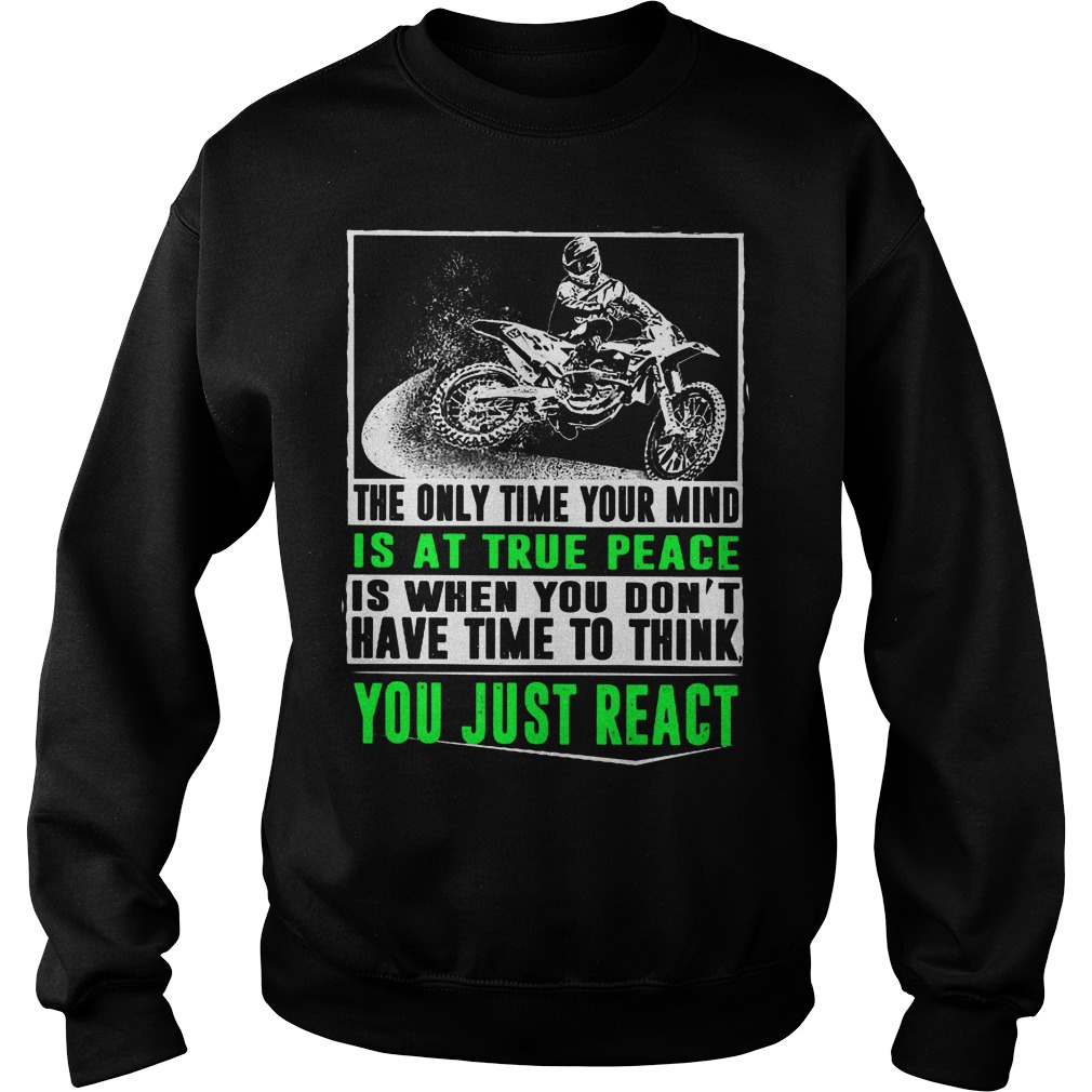 The Only Time Your Mind Is At True Peace Shirt 3 The Only Time Your Mind Is At True Peace Sweater