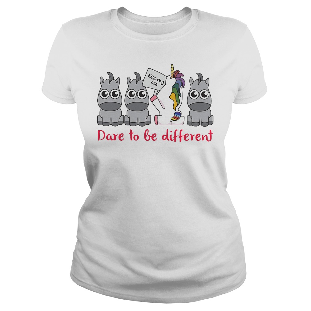 Unicorn Dare To Be Different Shirt 6 Unicorn Dare To Be Different Ladies