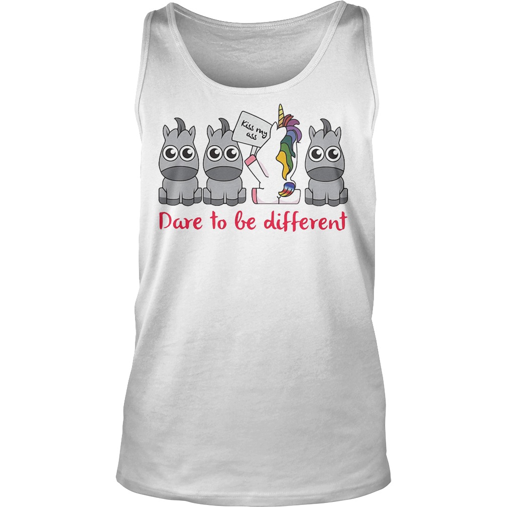 Unicorn Dare To Be Different Shirt 5 Unicorn Dare To Be Different Tanktop